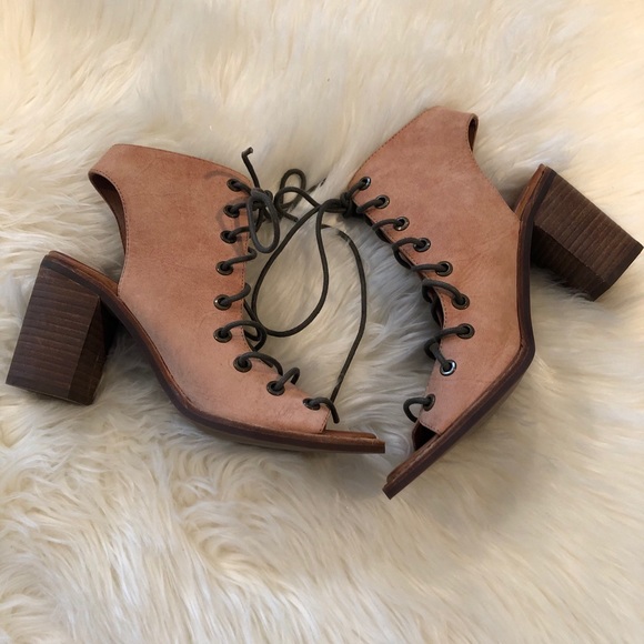 Jeffrey Campbell/Free People Minimal Lace Up Heels - Picture 13 of 16